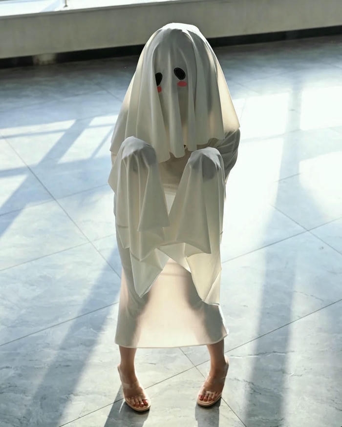 Mẫu hình cosplay ma nữ với vẻ đẹp huyền ảo