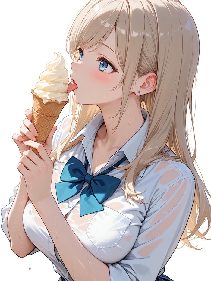 Nàng anime lè lưỡi khoe thân hình nóng bỏng