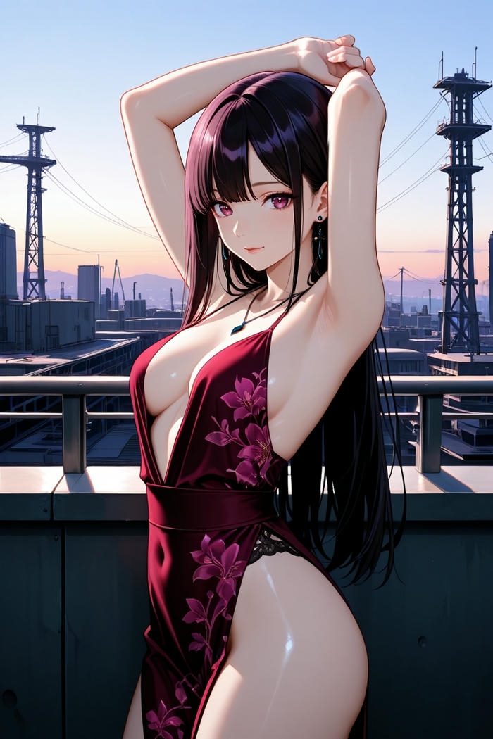 To tròn anime gái chân thực nổi bật hài hòa