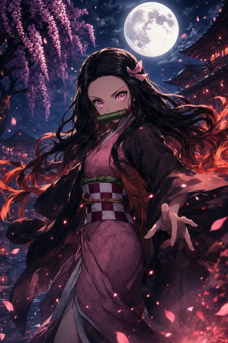 Ảnh anime thanh gương diệt quỷ có nét vẽ sắc nét