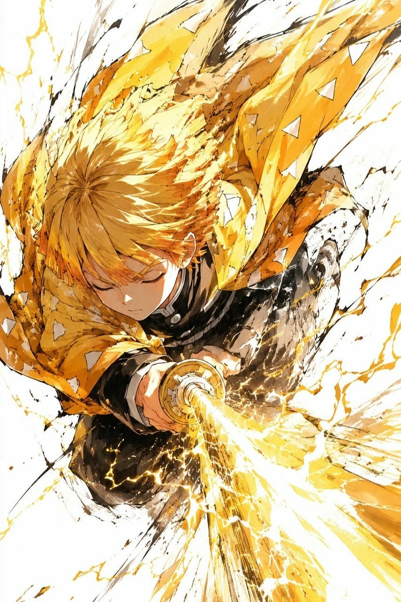 Ảnh anime thanh gương diệt quỷ với tạo hình nổi bật