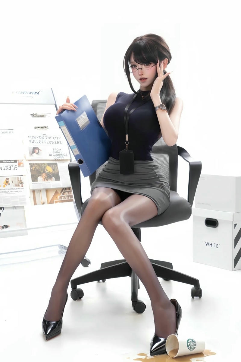 Cosplay thư ký mang phong thái thanh lịch cuốn hút